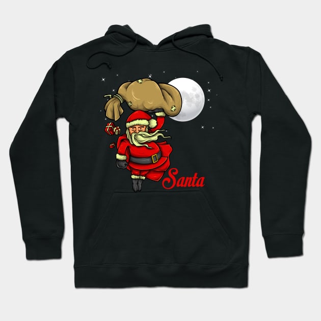 Super Santa Hoodie by Transcendexpectation